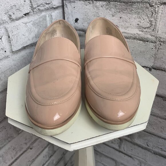 Kelly & Katie Nude Patent Emma Slip On Loafer - Picture 3 of 9